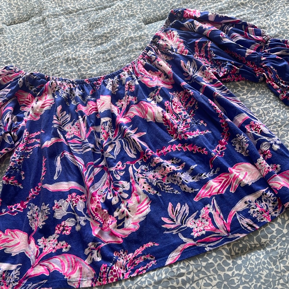 Lilly Pulitzer off the shoulder top